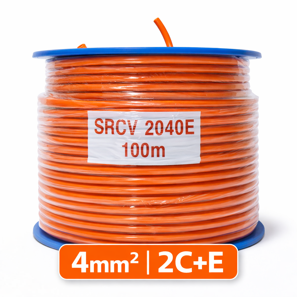 Orange circular CABLE-AC-4MM2 2C+E