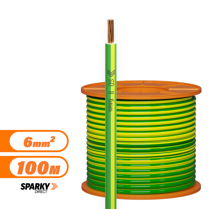 Earth Cable 6mm 100m Rol