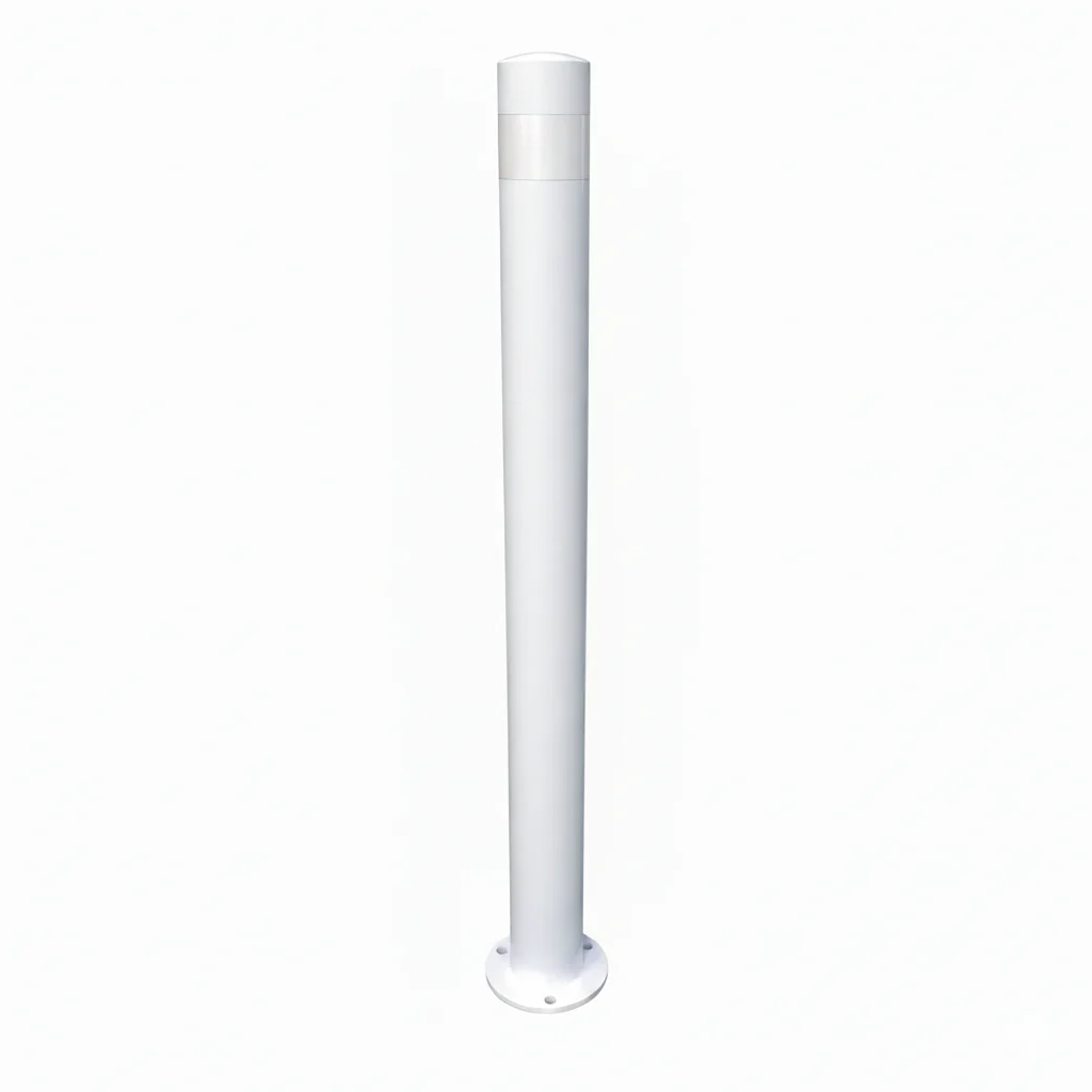 White Steel Pipe Safety Bollard- D76×H90×T2 (Pallet Size-125)