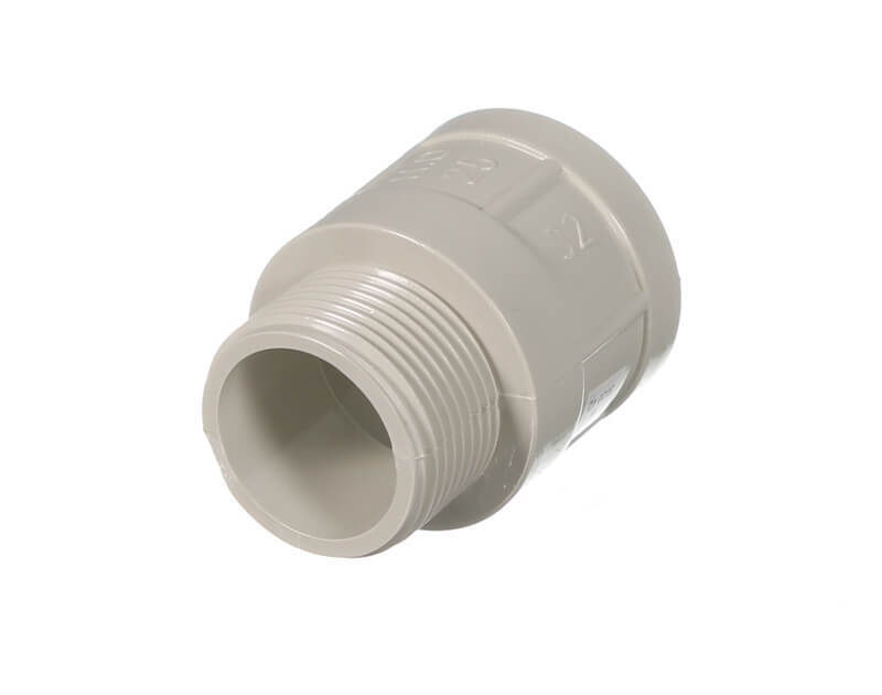Coupling – 25MM Plain to Screwed Male Adaptor- (25 pcs/bag)