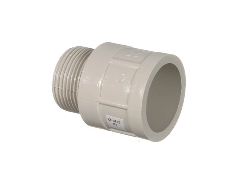 Coupling – 25MM Plain to Screwed Male Adaptor- (25 pcs/bag)
