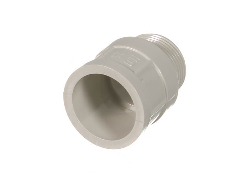 Coupling – 25MM Plain to Screwed Male Adaptor- (25 pcs/bag)