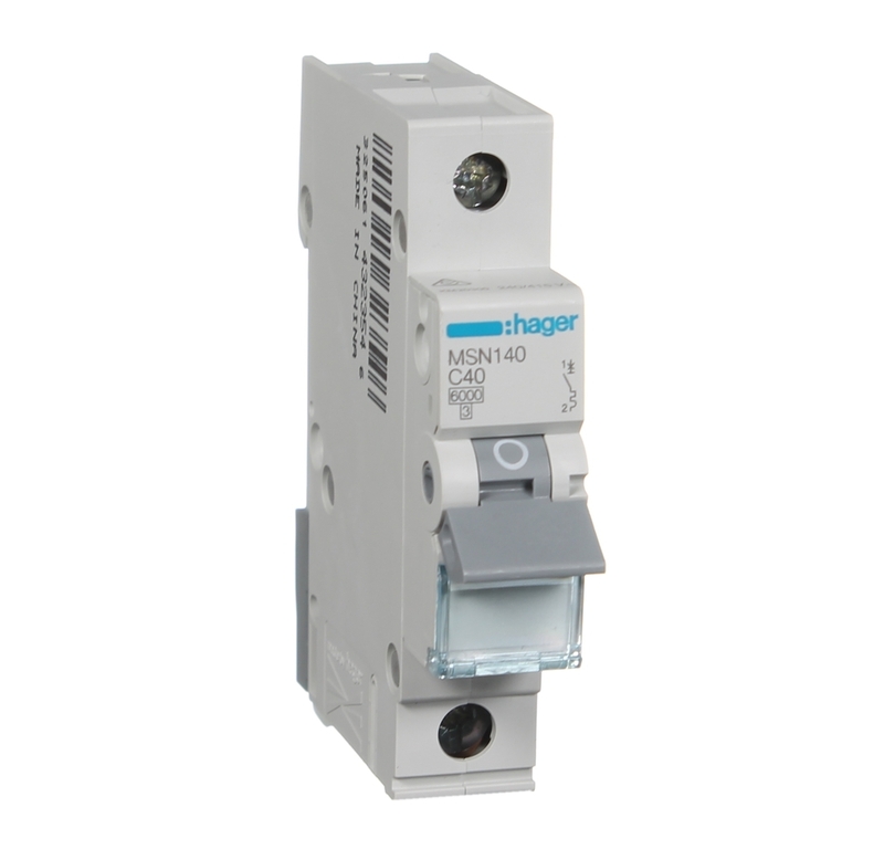 AC Circuit Breaker 1 Pole, 40A(Hager)