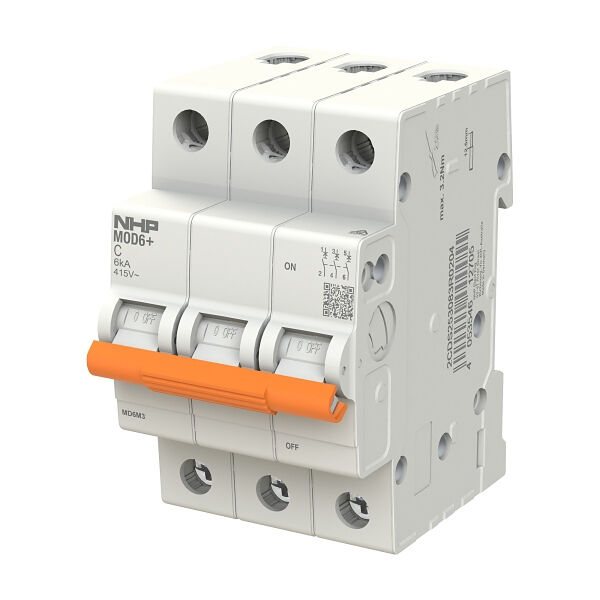 AC Circuit Breaker 3 Pole, 63A (NHP)