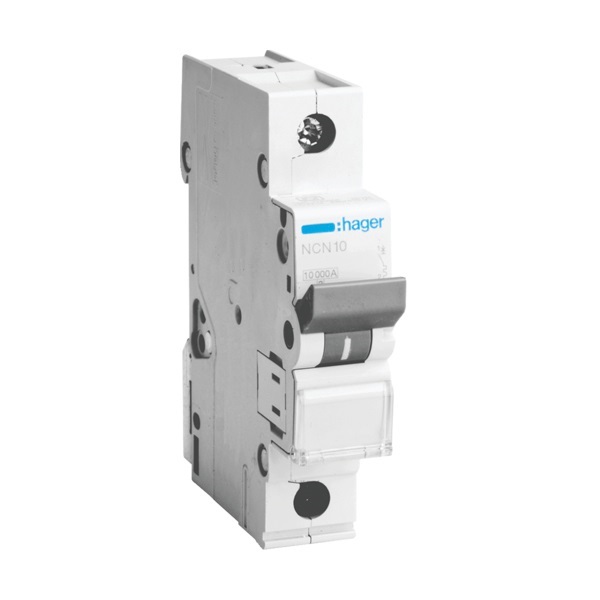 AC Circuit Breaker 1 Pole, 10A (Hager)
