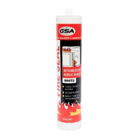 GSAFire Seal Intumescent Acrylic Sealant White 300ML